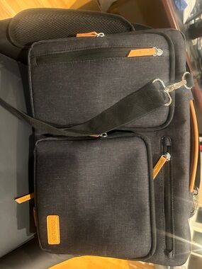 MOSISO 360 Protective Laptop Shoulder Bag,15-15.6 inch Computer Bags